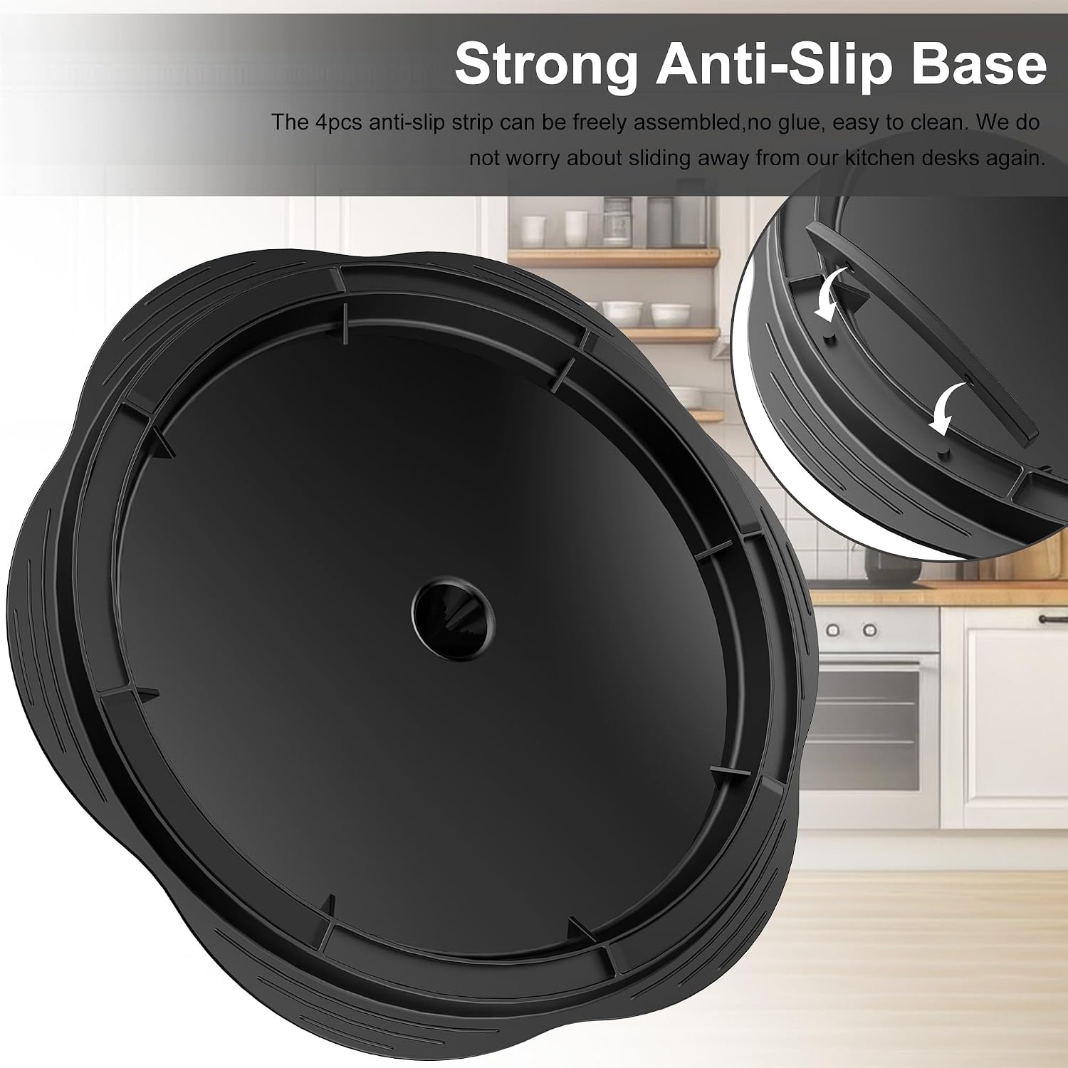 image:imageChicken Shredder Tool Twist with Removable Inner Tray for Chicken Pork BeefBlack