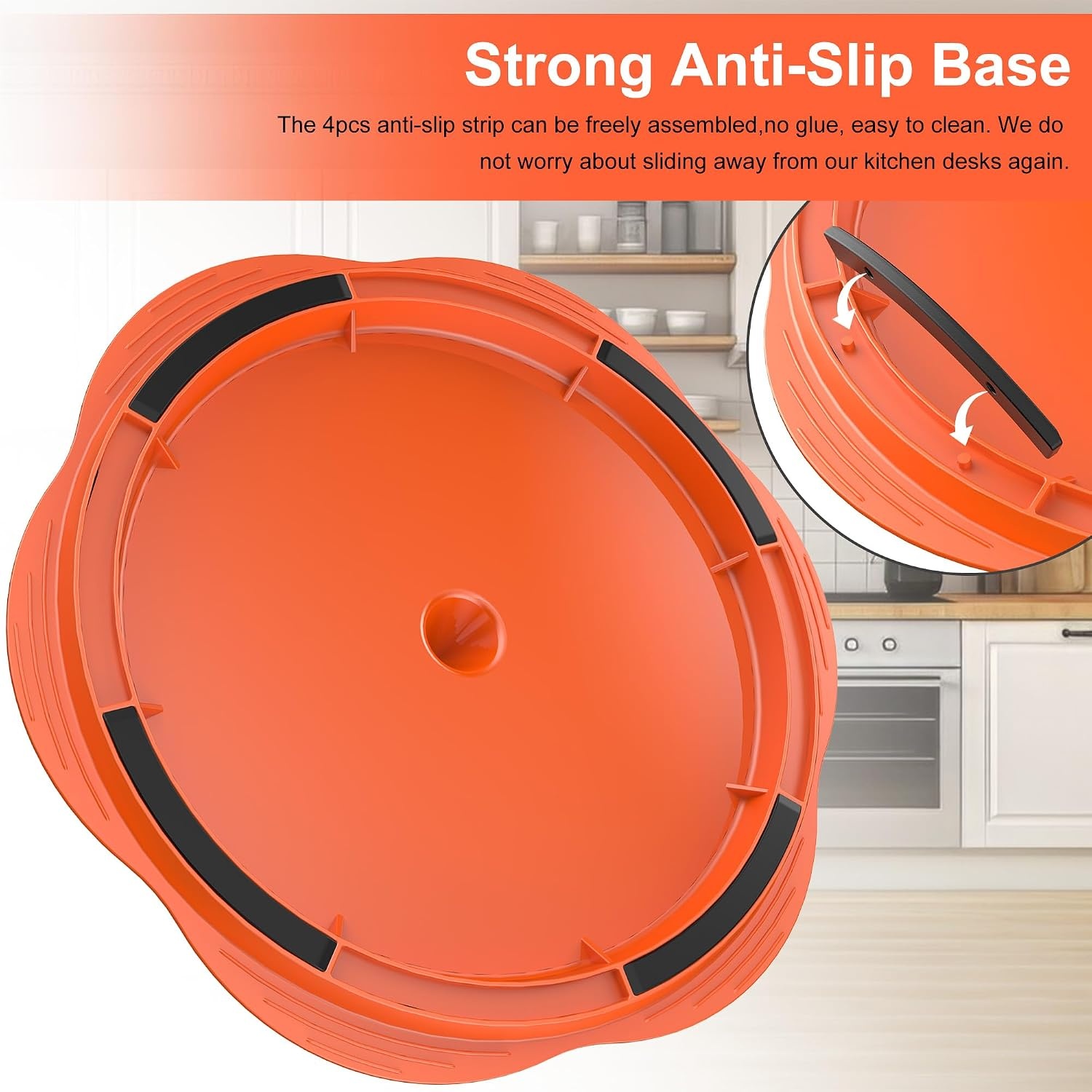 image:imageChicken Shredder Tool Twist with Removable Inner Tray for Chicken Pork BeefOrange