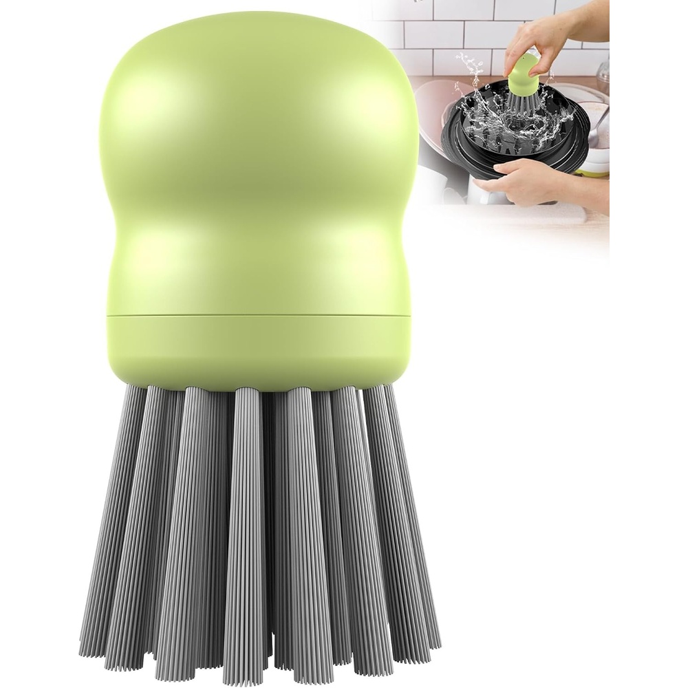 image:imageMini Dish Brush for Cleaning Chicken Shredder Long Bristles 1Pack BlackMatcha