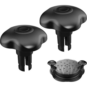 SURETIVIAN 2 PCS Chicken Shredder Handle Ergonomic Handle, Meat Shredder Knobs Suitable Chicken Shredder, 2.36 * 2.36 * 2.24inch(Black)(Black)